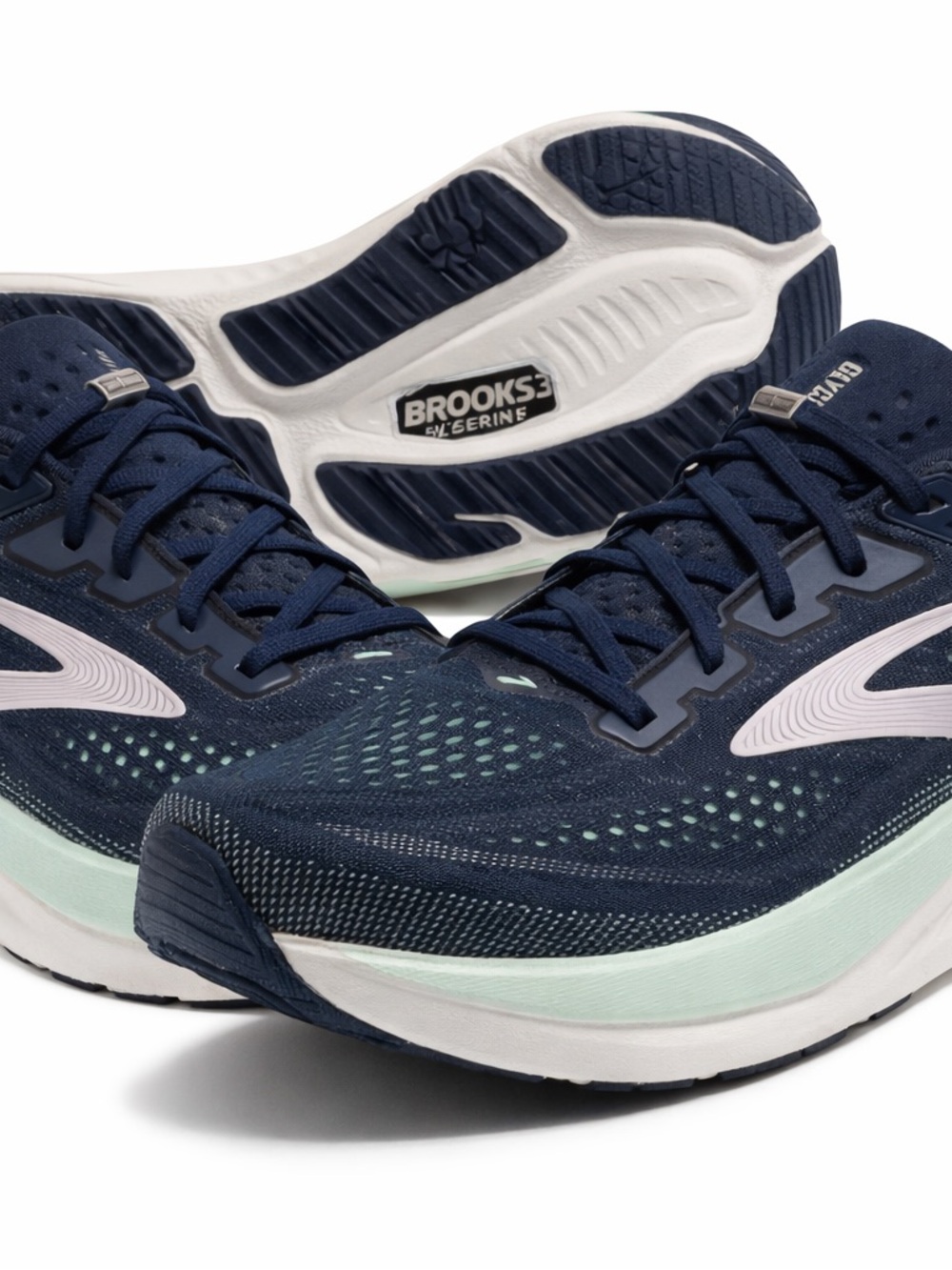 Brooks Women’s Navy & Mint Glycerin Running Shoes
